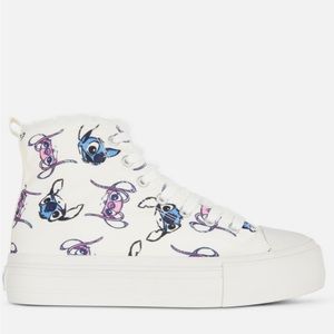 Disney platform Stitch Sneakers with faux fur insides sizes 9, 10 available